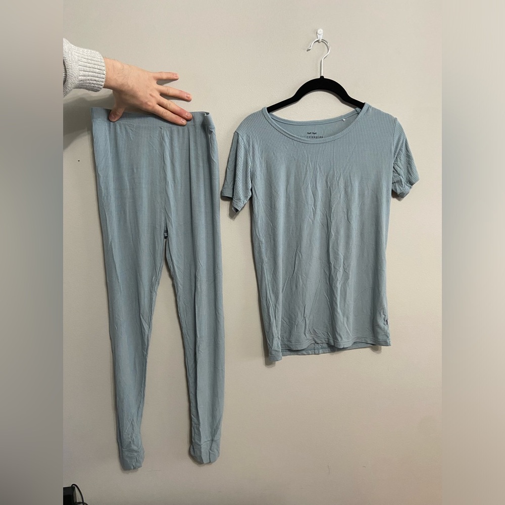 Little Sleepies Ribbed Bamboo Pajama Set
